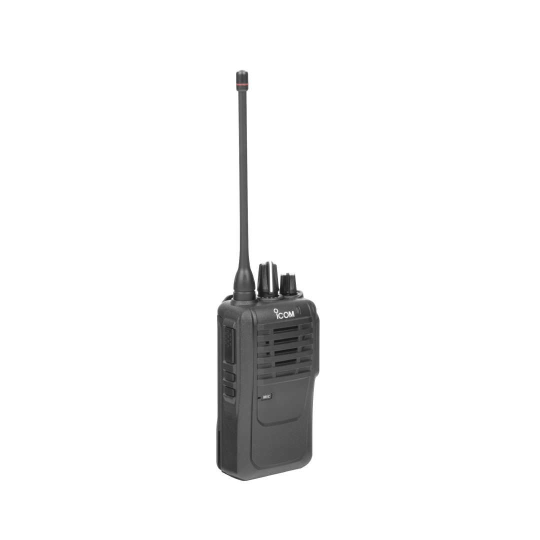 Radio Portátil UHF / Batería 2250 mAh extrema duración / 400-470 MHz / 5W De Potencia / Bocina de 1500mW Mas Potente/ , 16 canales. Incluye: batería, cargador, antena, tapa de accesorios y clip.