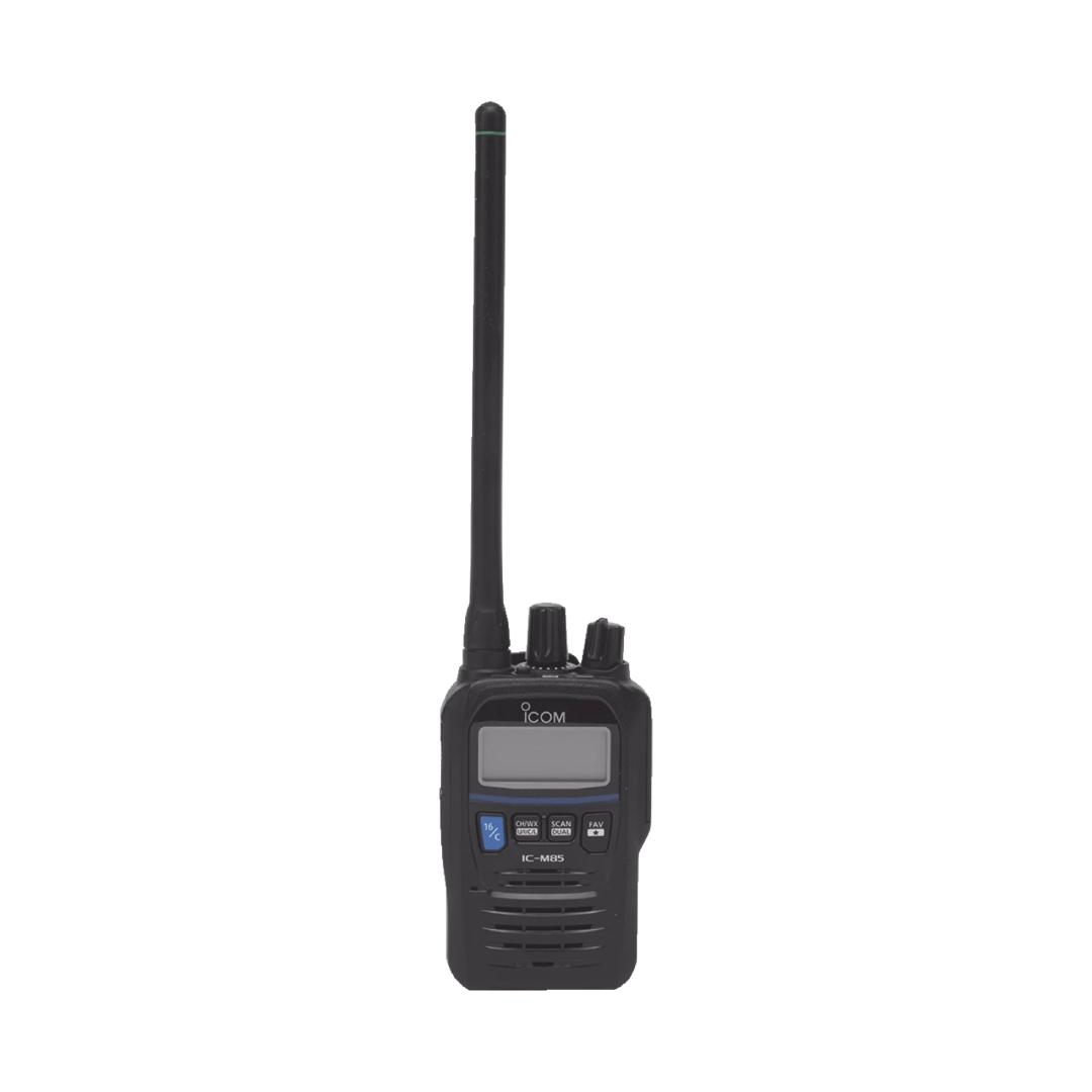 Radio marino Portátil Icom IC-M85UL, Intrínsicamente Seguro, 5 W de Potencia de RF
