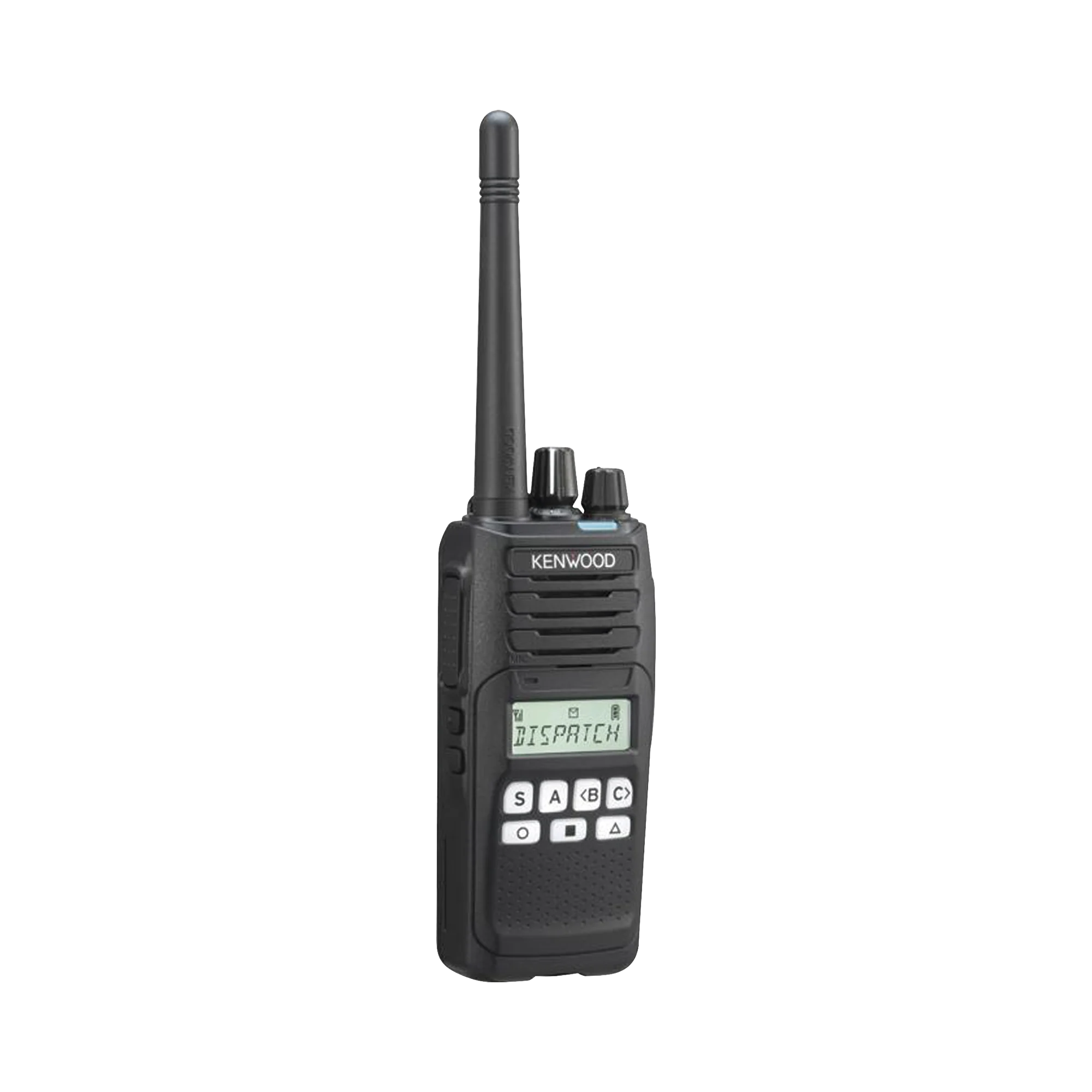 Radio portátil Kenwood UHF 400-470 MHz, Digital NXDN-Analógico, 5 Watts, 260 Canales, 9 Teclas, Roaming, Encriptación, GPS, Inc. antena, batería, cargador y clip