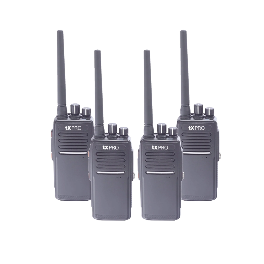 KIT de cuatro radios TX680AV y dos cargadores adicionales