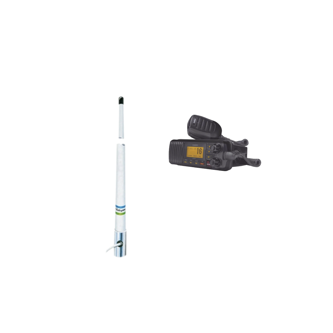 Kit de radio móvil marino UM-385BK-5101 uniden