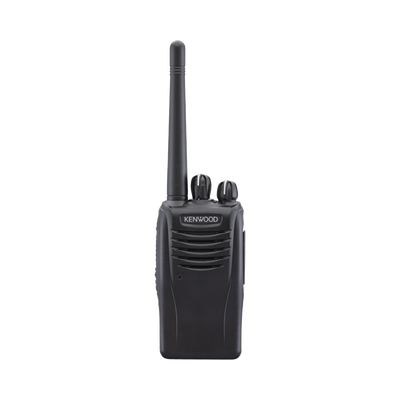 Radio 450-520 MHz, 5 W, 16 Canales, IP55, GPS, Botón de pánico, Scan, FleetSync/DTMF/MDC-1200, Inc. Antena